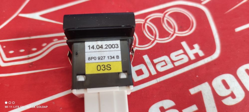 Włącznik ESP 6 Pinów z Zaślepkami Audi A3 8P 1.6 3D 2003 Blask Gołdap