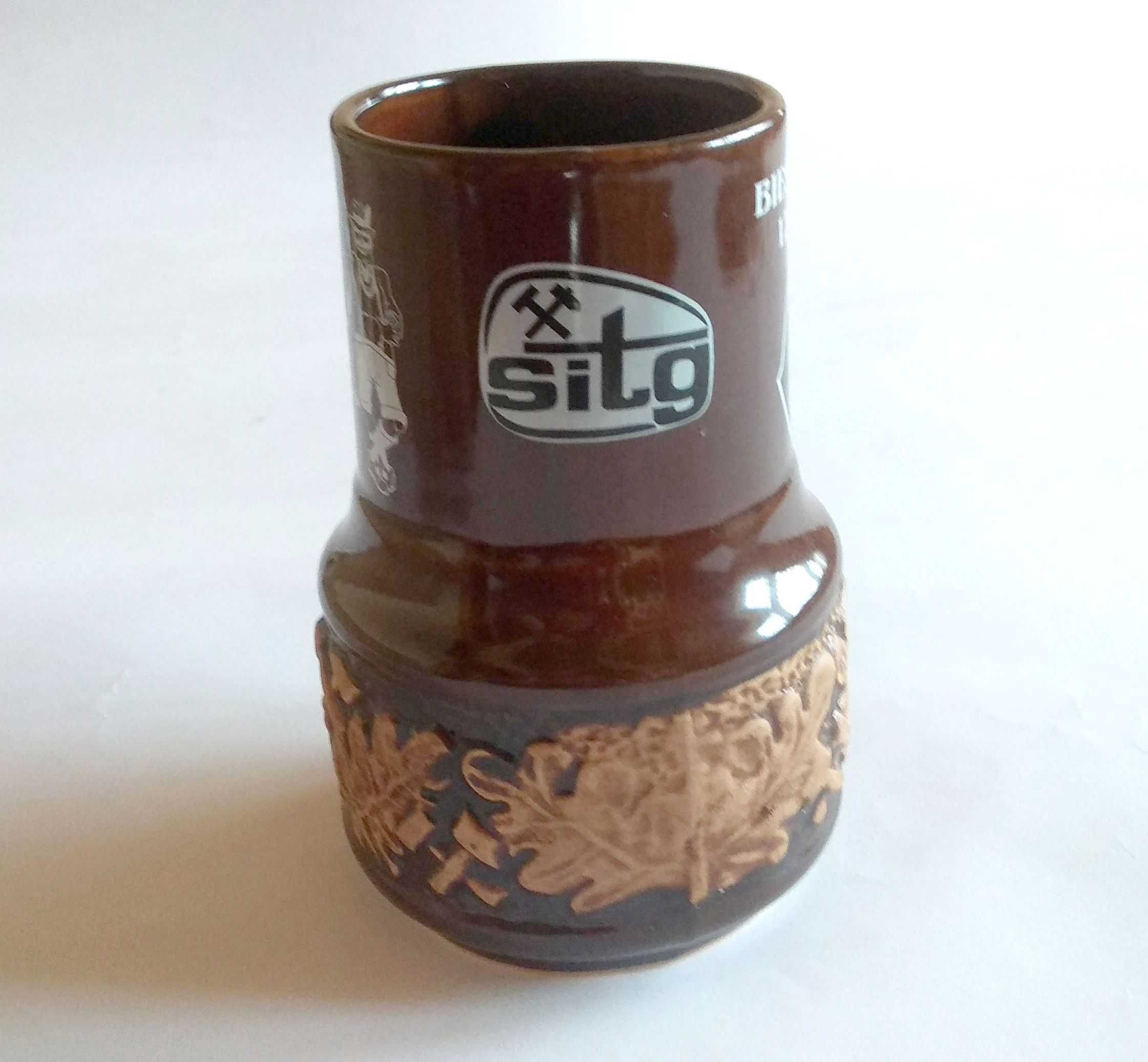 POKAL KUFEL gliniany SZKLANKA Biesiada Piwna 2000