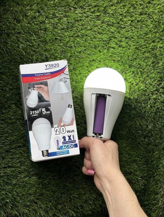 ,,Акція,, Акумуляторні Лампочки 15,20,30Ват Аварійні Ліхтар Світло