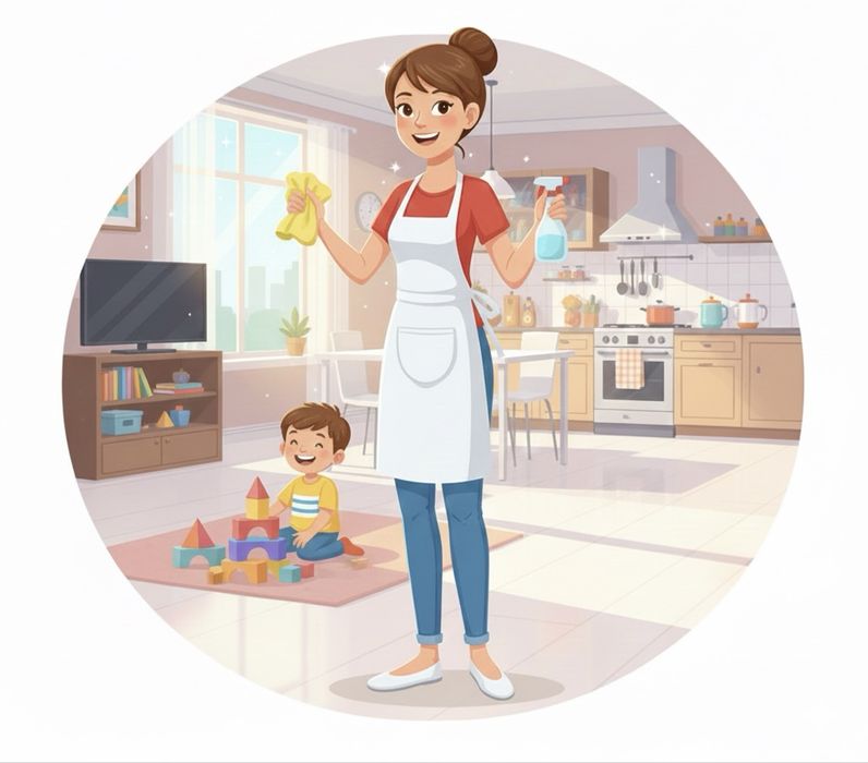 Asystentka rodziny / niania / gosposia - sprzatanie, gotowanie