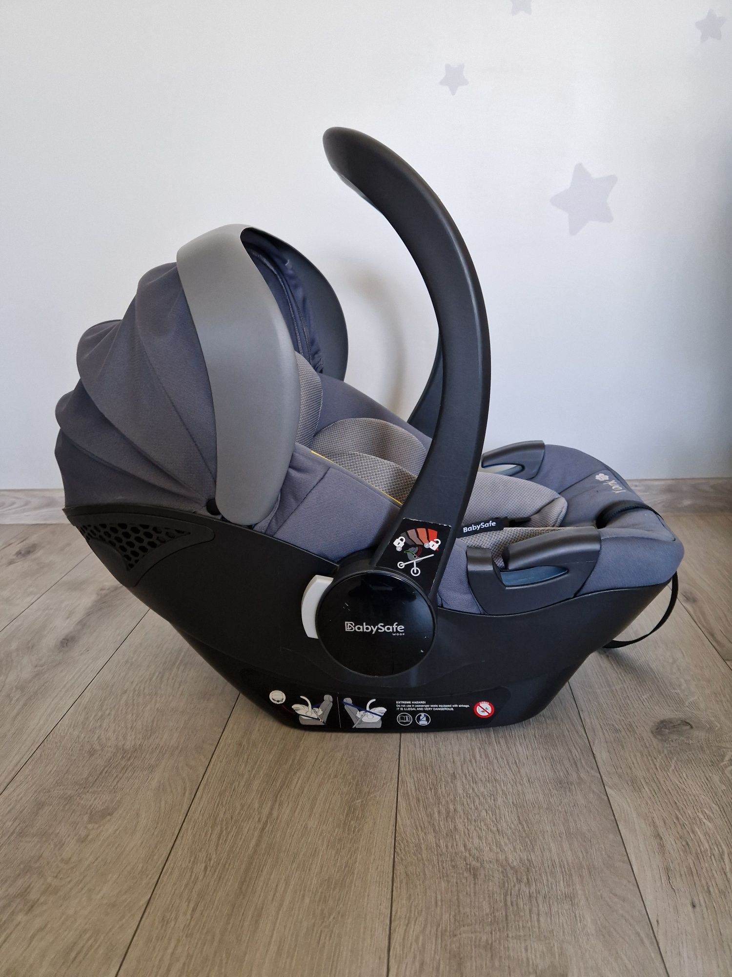 Baby Safe York I-Size + baza Isofix + adaptery + lusterko bezpieczeńst