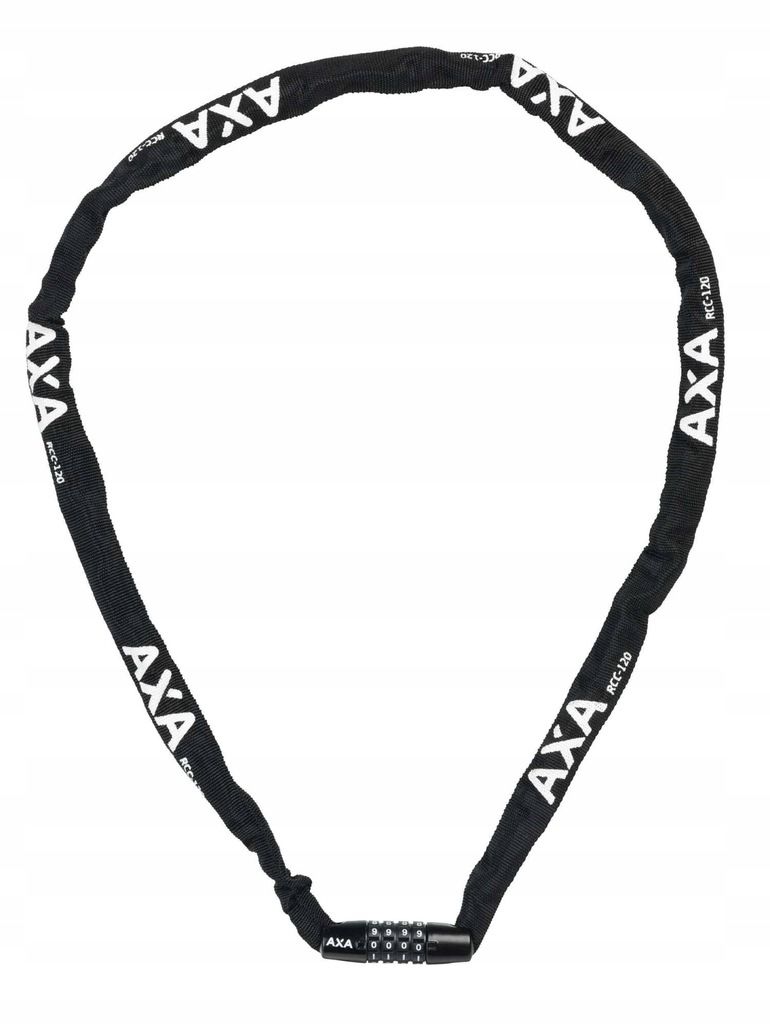 Zabezpieczenie rowerowe łańcuch AXA Rigid 120cm/3.5mm na szyfr