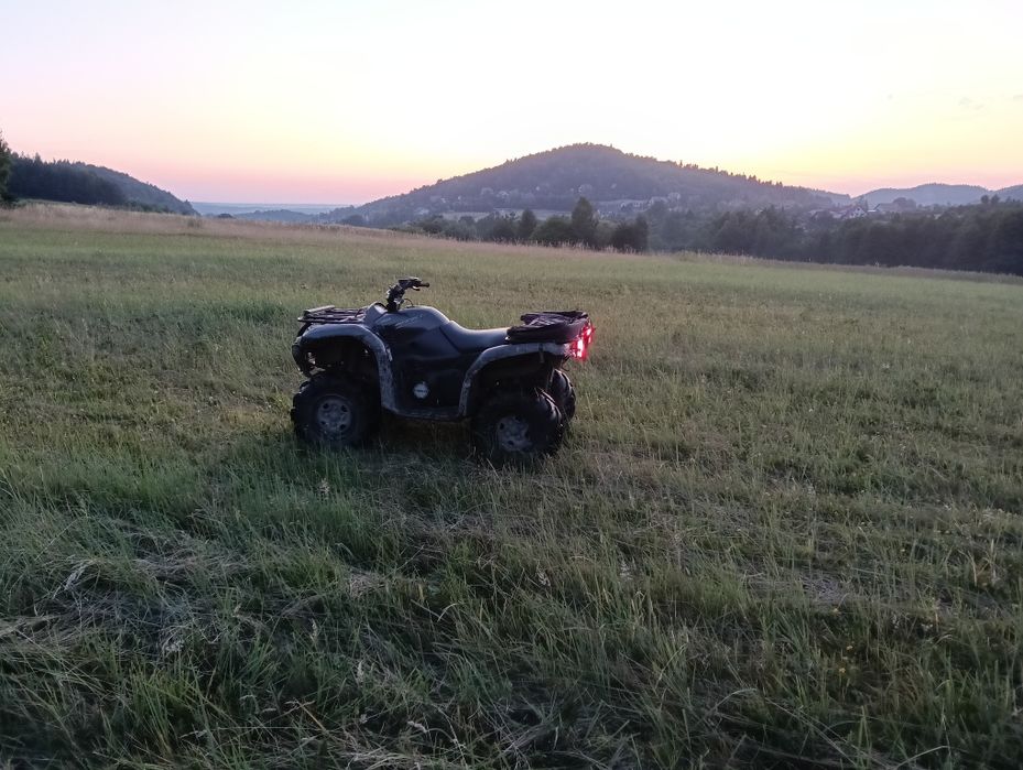 Quad ATV Yamaha grizzly 660 ,r.2003r + pług ,wyciągarka