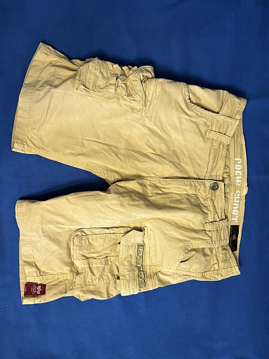 Spodnie bojówki krótkie szorty Alpha Industries CREW SHORT 33 piaskowe