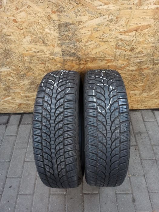 2 opony zimowe Bridgestone 185/65 15  6,5mm.