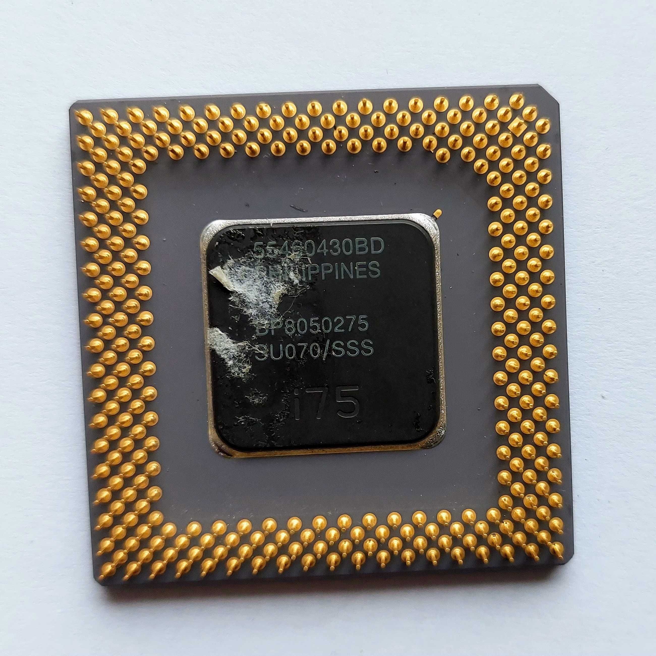 Procesor Intel 486 DX retro komputer