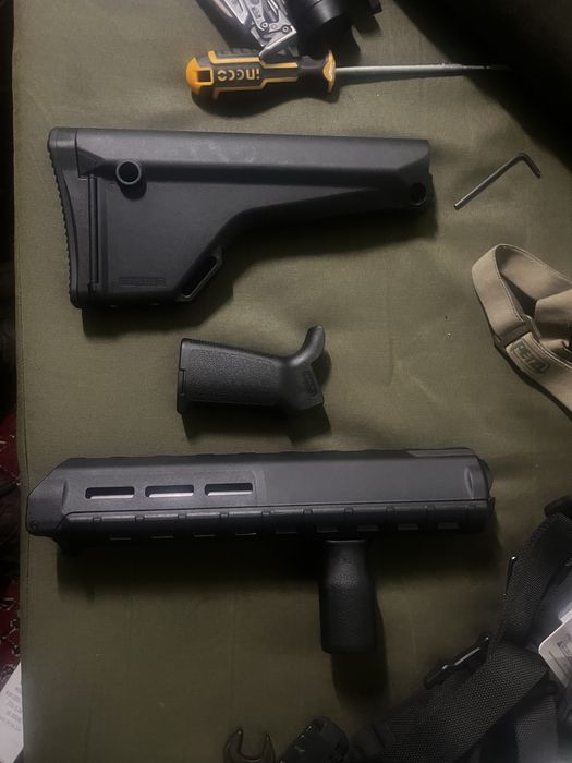 Комплект цівка і приклад Magpul MOE, rifle m16 c7a1