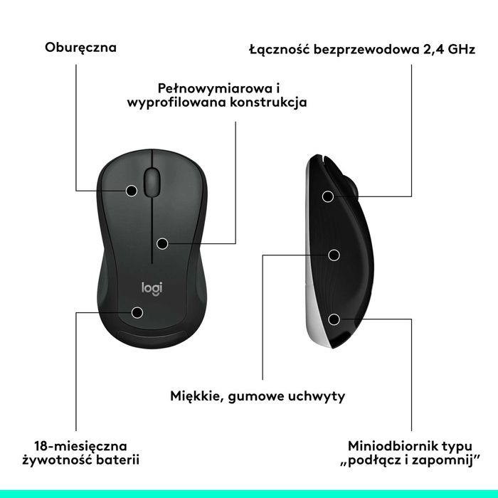 Zestaw Logitech MK540 Advanced klawiatura mysz