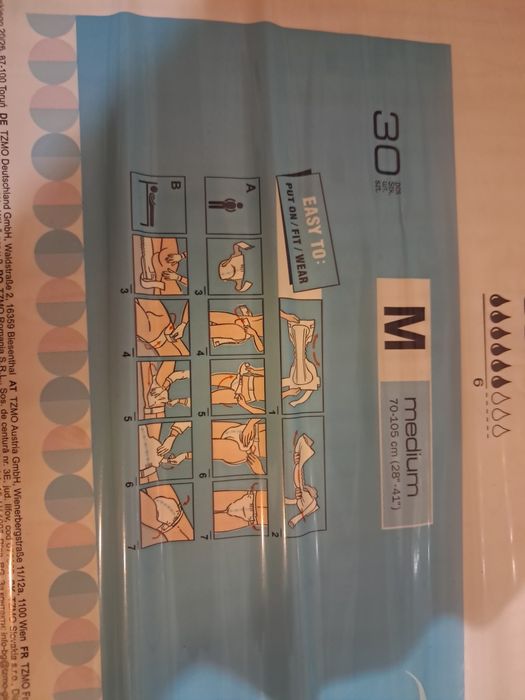 Pampersy z paskiem M