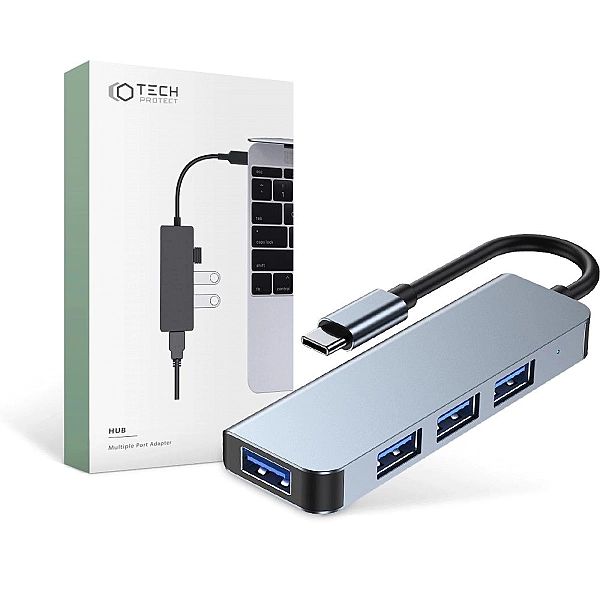 Adapter Hub do laptopa USB-C 4xUSB-A