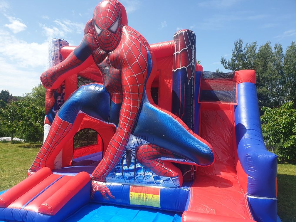 Dmuchaniec Spiderman - wynajem zamków dmuchanych zamek.dmuchany wynaje