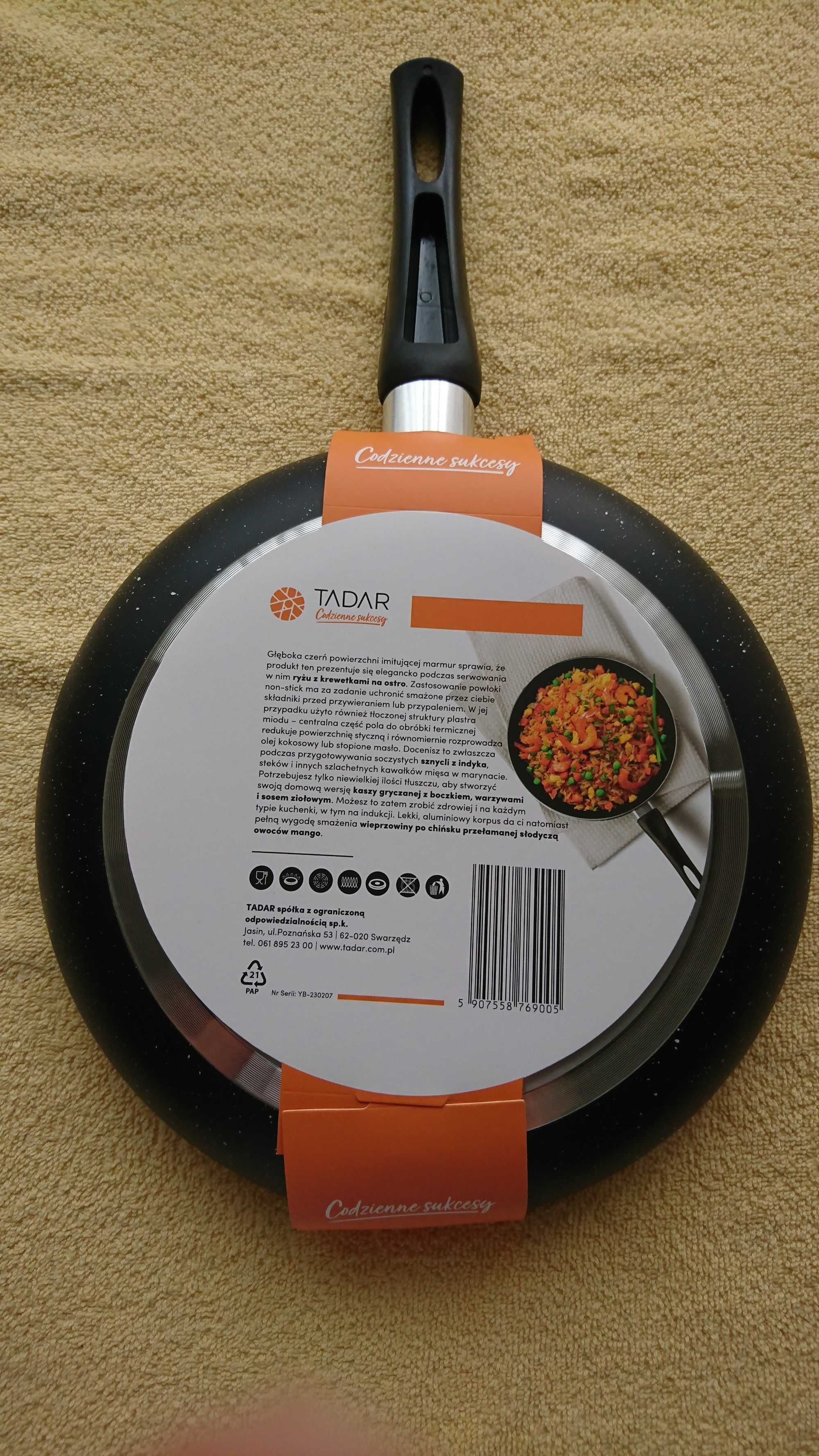 Marmara Black 28cm Tadar Patelnia