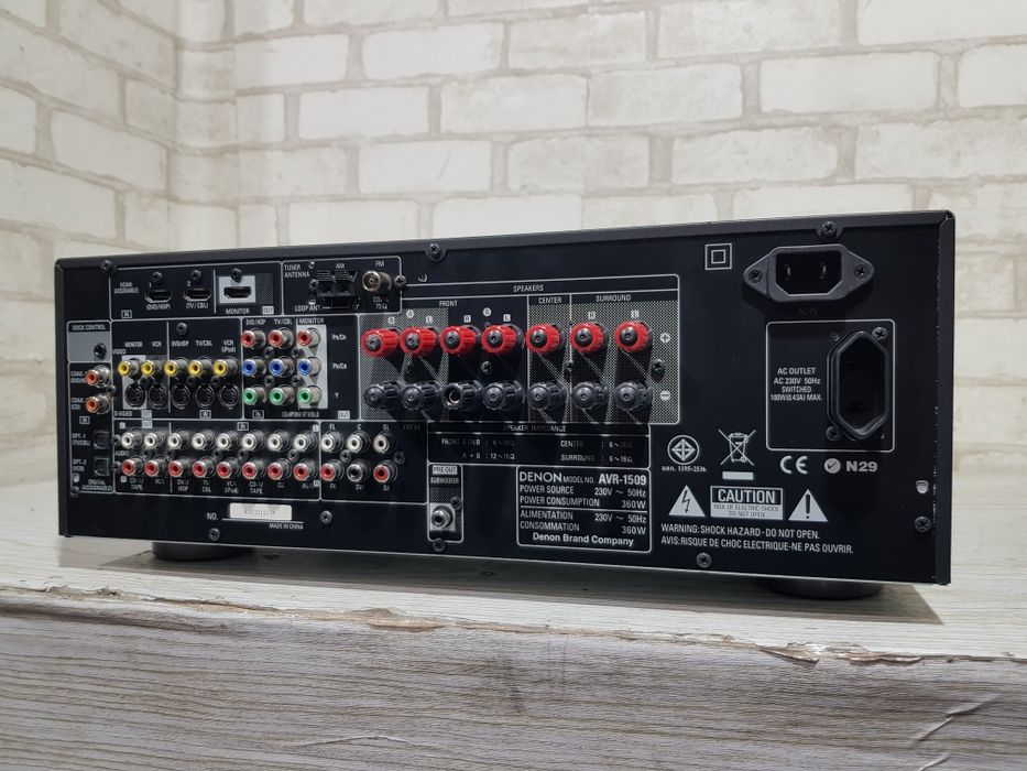 5.1 AV ресивер DENON AVR-1509, HDMI,*5x110 Вт, б/у з Німеччини+1шт.