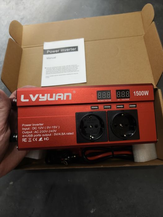 Przetwornica mocy 1500W Lvyuan konwerter napięcia