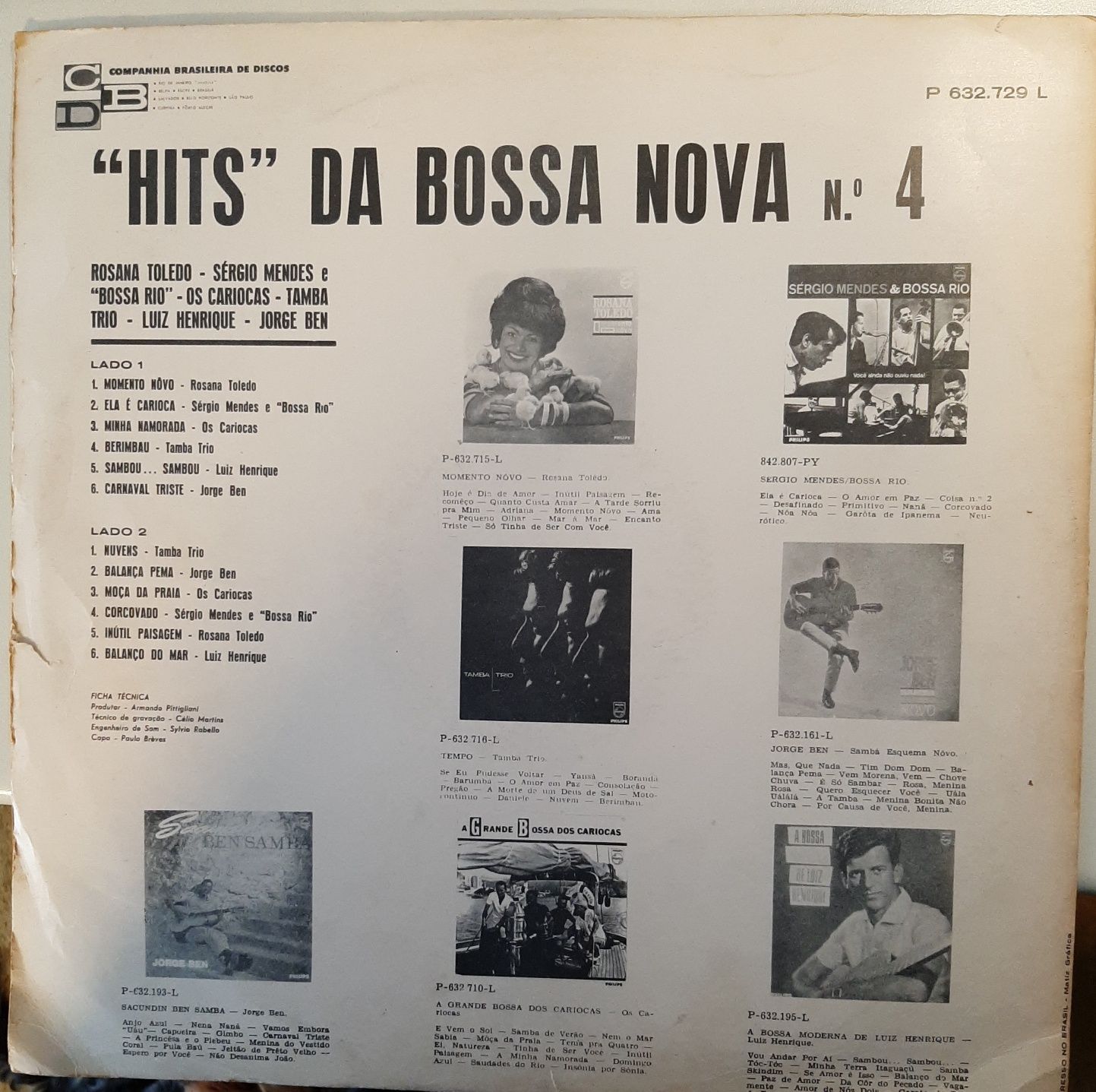 Hits da Bossa Nova  vinil  antigo