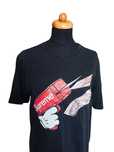 Kultowa koszulka cash Please czarny T-shirt męskie supreme