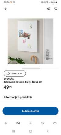 Tablica magnetyczna z Ikea