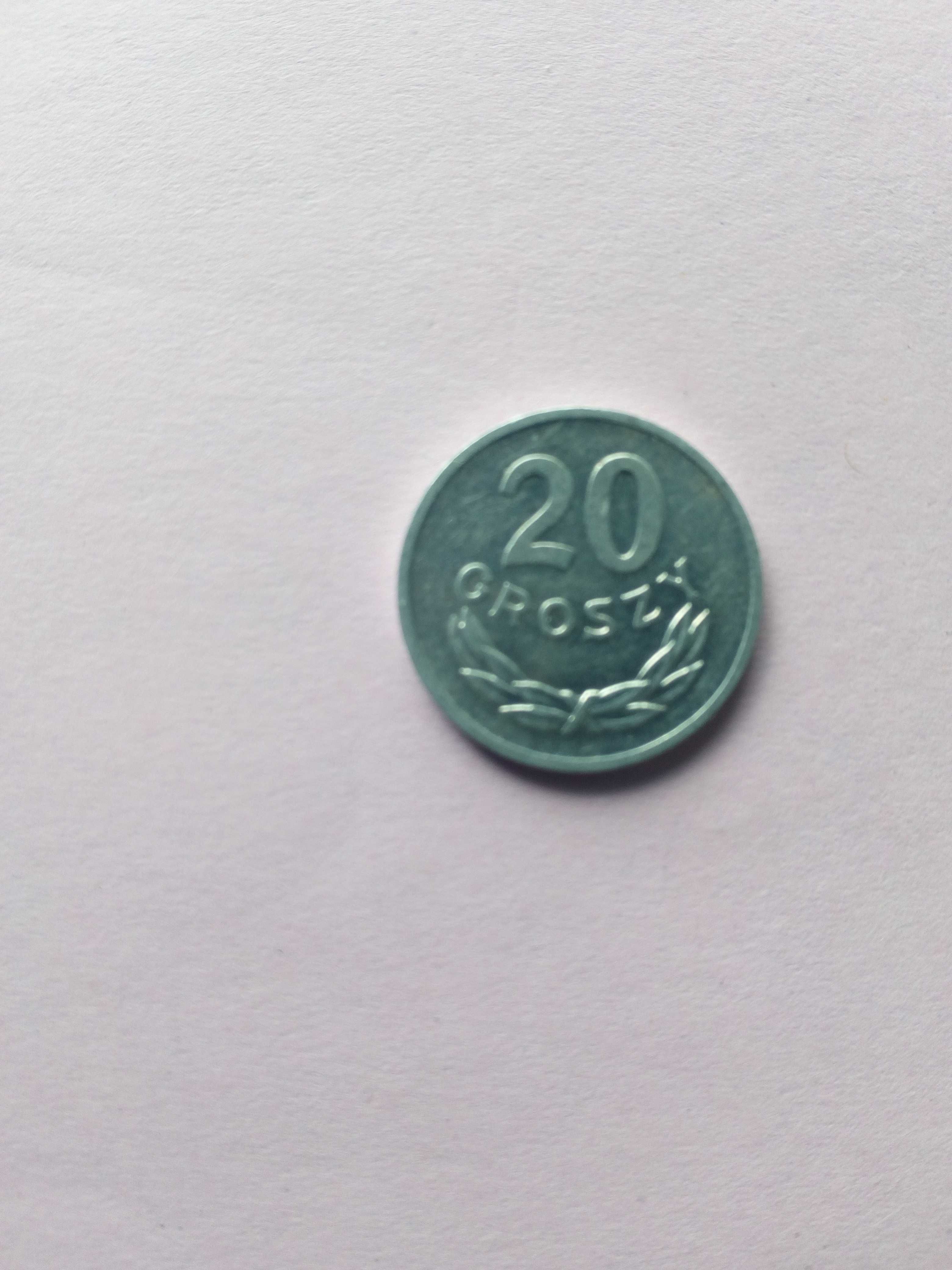 Moneta 20gr. z 1976r. Z.Z.