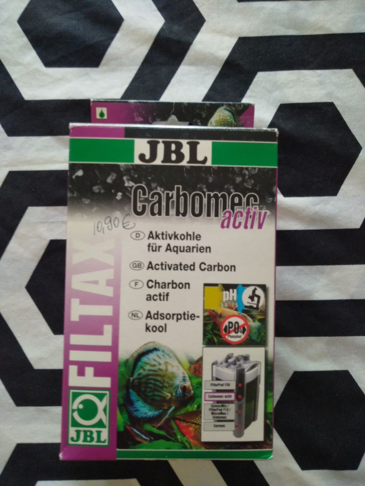 Carvão Ativo melhor marca JBL carbomec activ 1l
