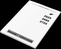 Massey Ferguson 2625; 2645, 2685, 2725 Instrukcja obsługi