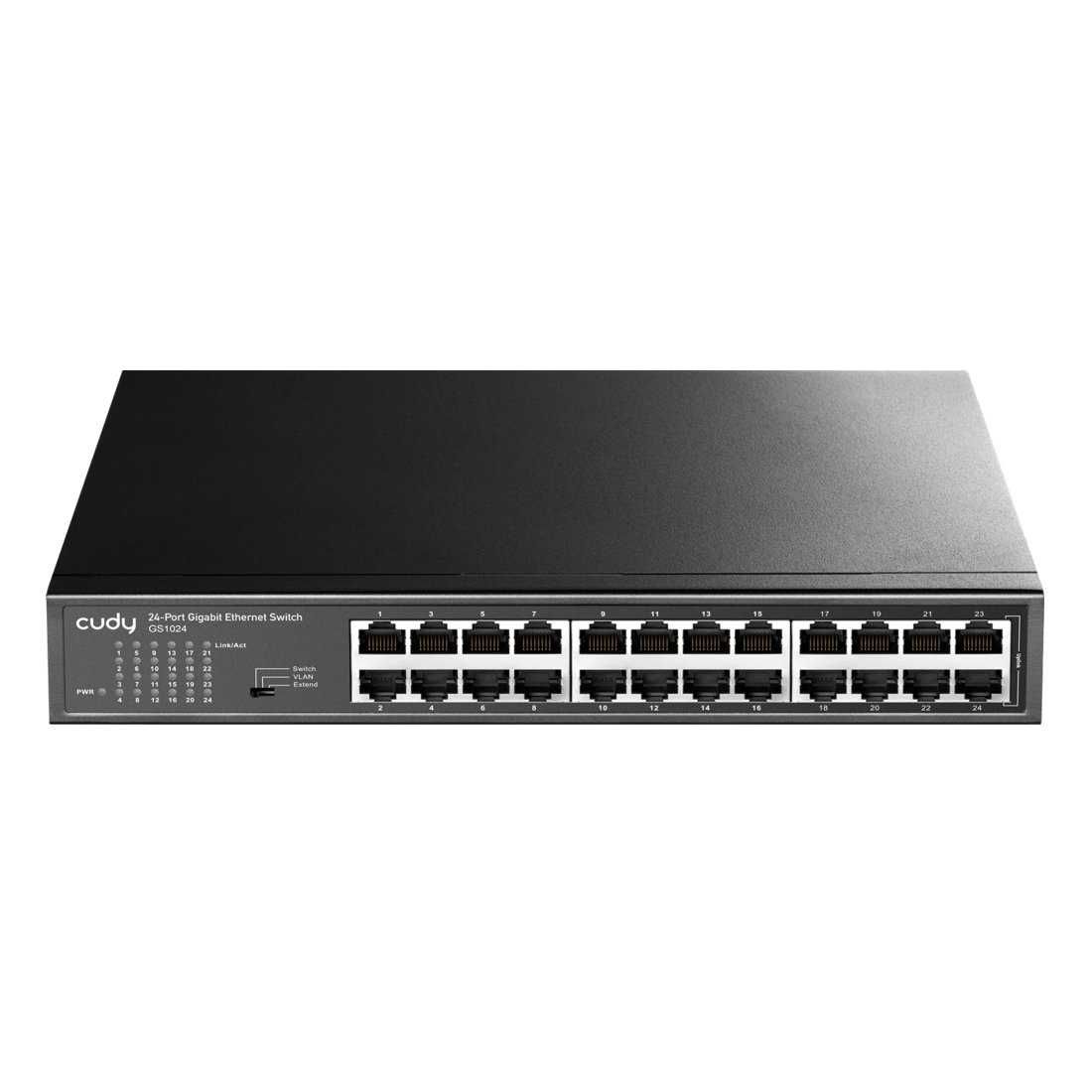 Cudy Switch Sieciowy 24 Portowy Cudy Gs1024 Metalowa Obudowa, router