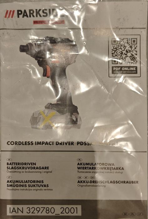 Wkrętarka parkside PDSSAP 20-Li A1