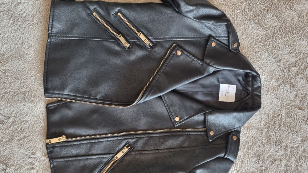 Kurtka, eko skóra Sinsay, 140cm