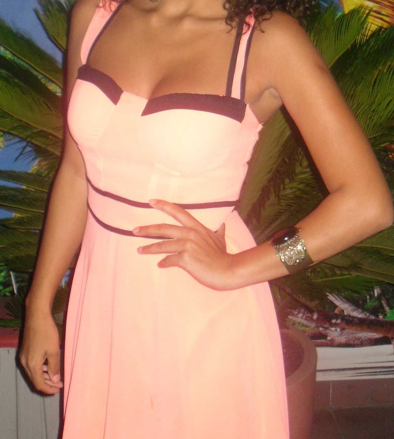 vestido cor pink - tamanho S