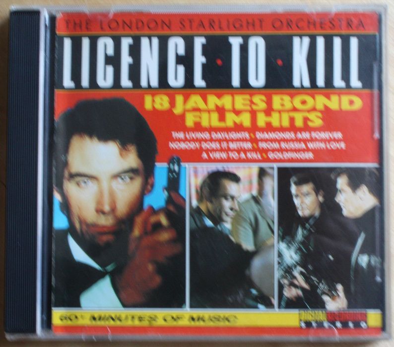 2 CD's - 007: Bandas sonoras de filmes, como novos, raros