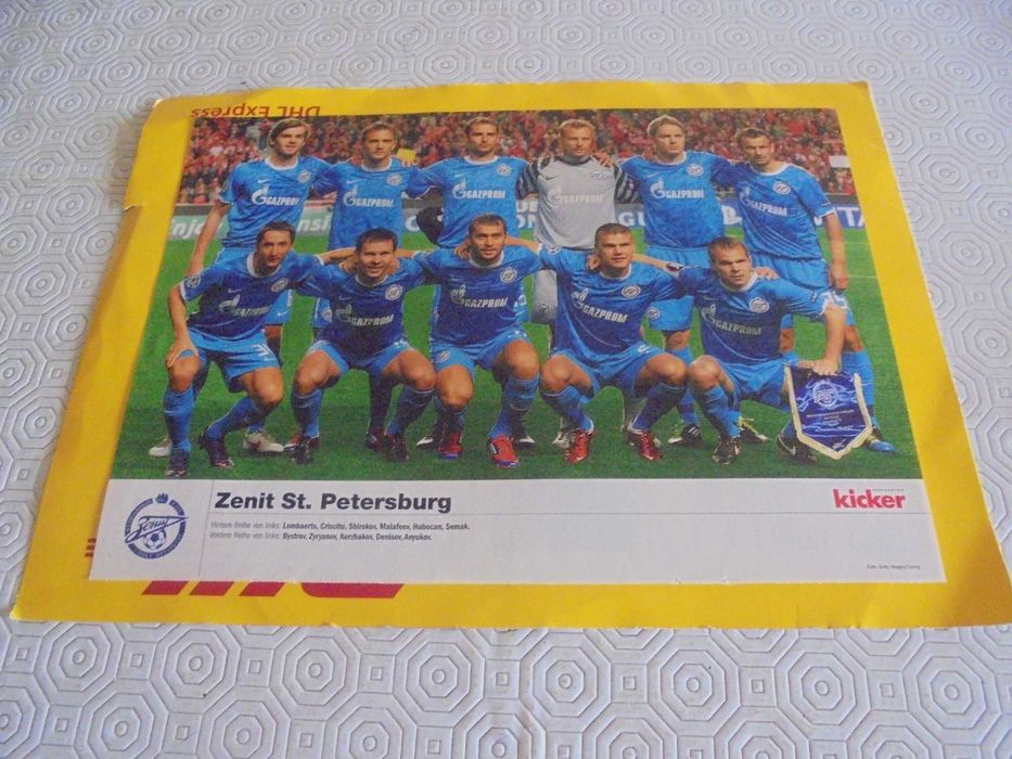 Posters (21,5X30) de equipas de futebol na Champions League 2012-13