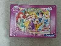 Puzzle Princesas Disney, 180 peças - Clementoni