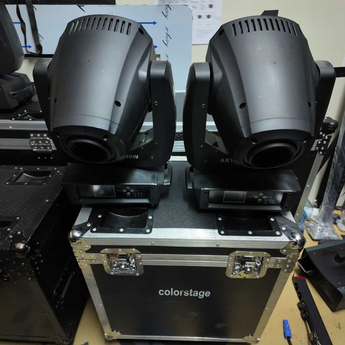 Zestaw oświetleniowy 2x Colorstage ART 230 + Sterownik DMX Light Magic