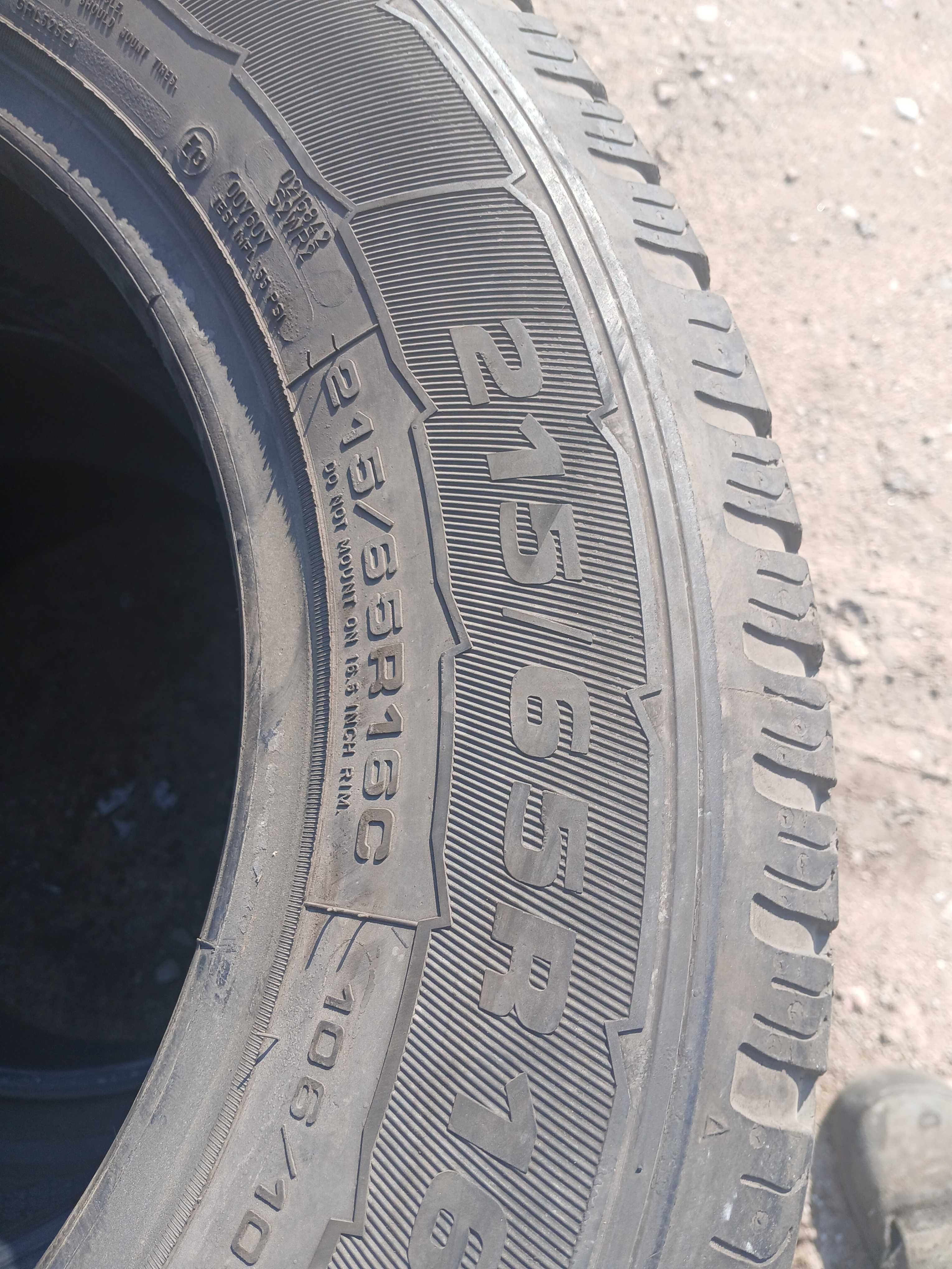 4x używane opony letnie 215/65 R16C Goodyear Montaż GWARANCJA