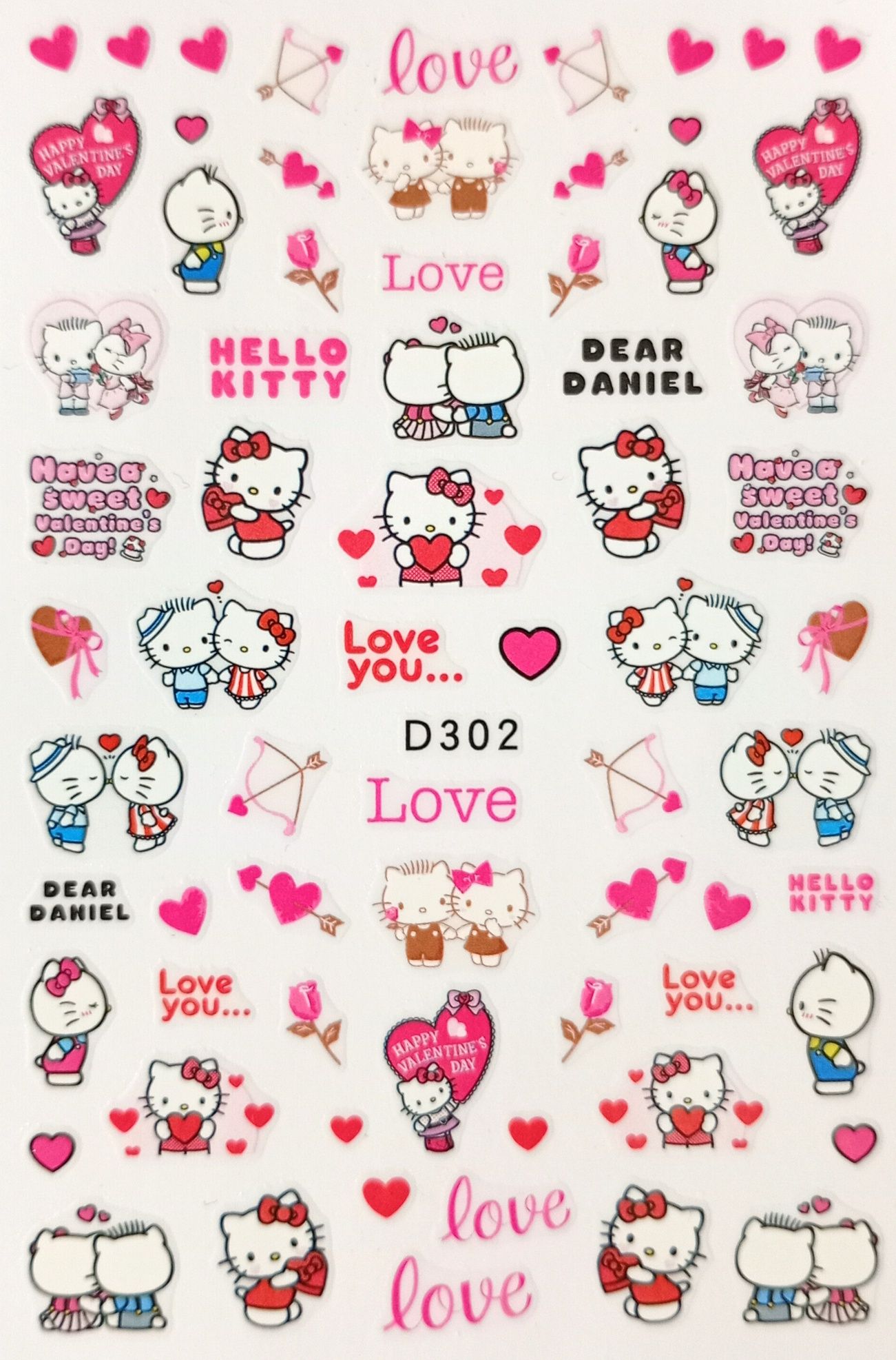 Naklejki na paznokcie tipsy hello kitty Micky Mouse Disney