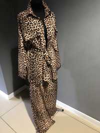 Трендовий костюм двійка зі штанами леопардовий принт.