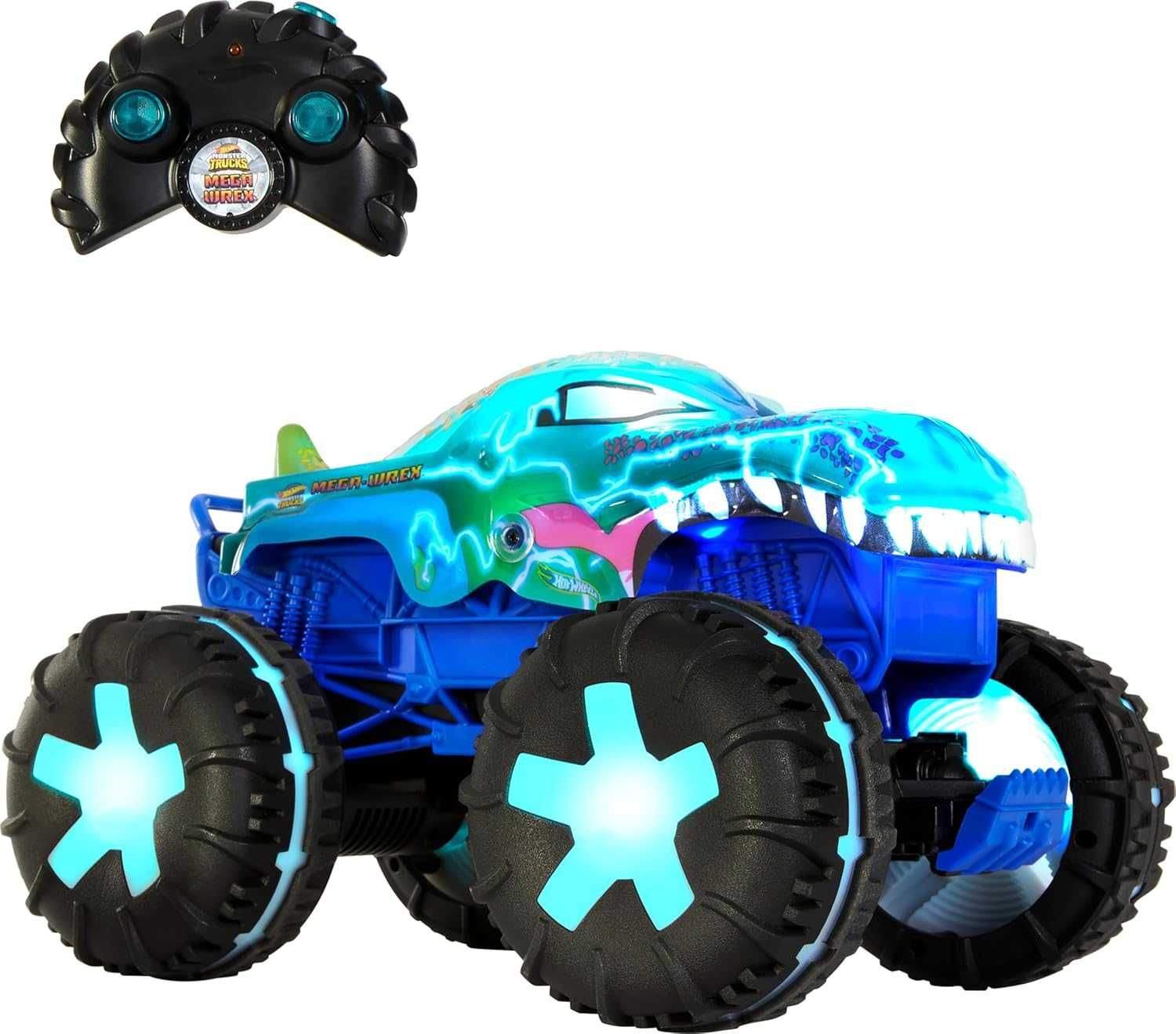 Хот Вілс Монстр Трак Мега Рекс машинка на керуванні Hot Wheels HWW53