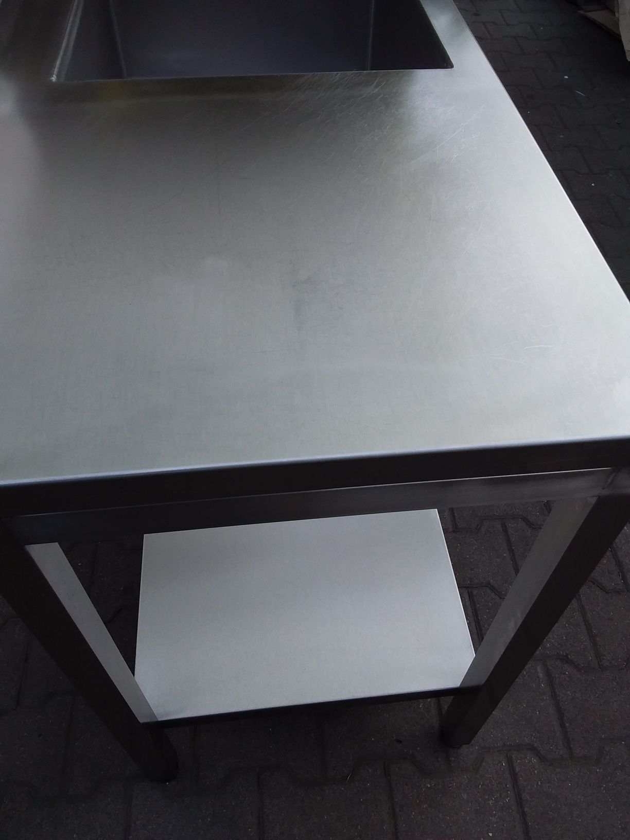 Zlewozmywak zlew stół ze zlewem 60x184cm gastronomiczny wysyłka