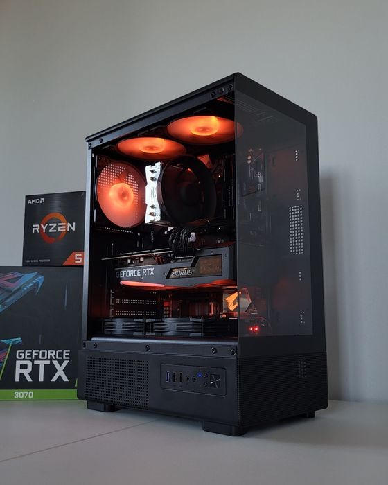 Ryzen 5 5600X + RTX 3070 Aorus • Ultra Gaming • Render 3D • ARGB OC