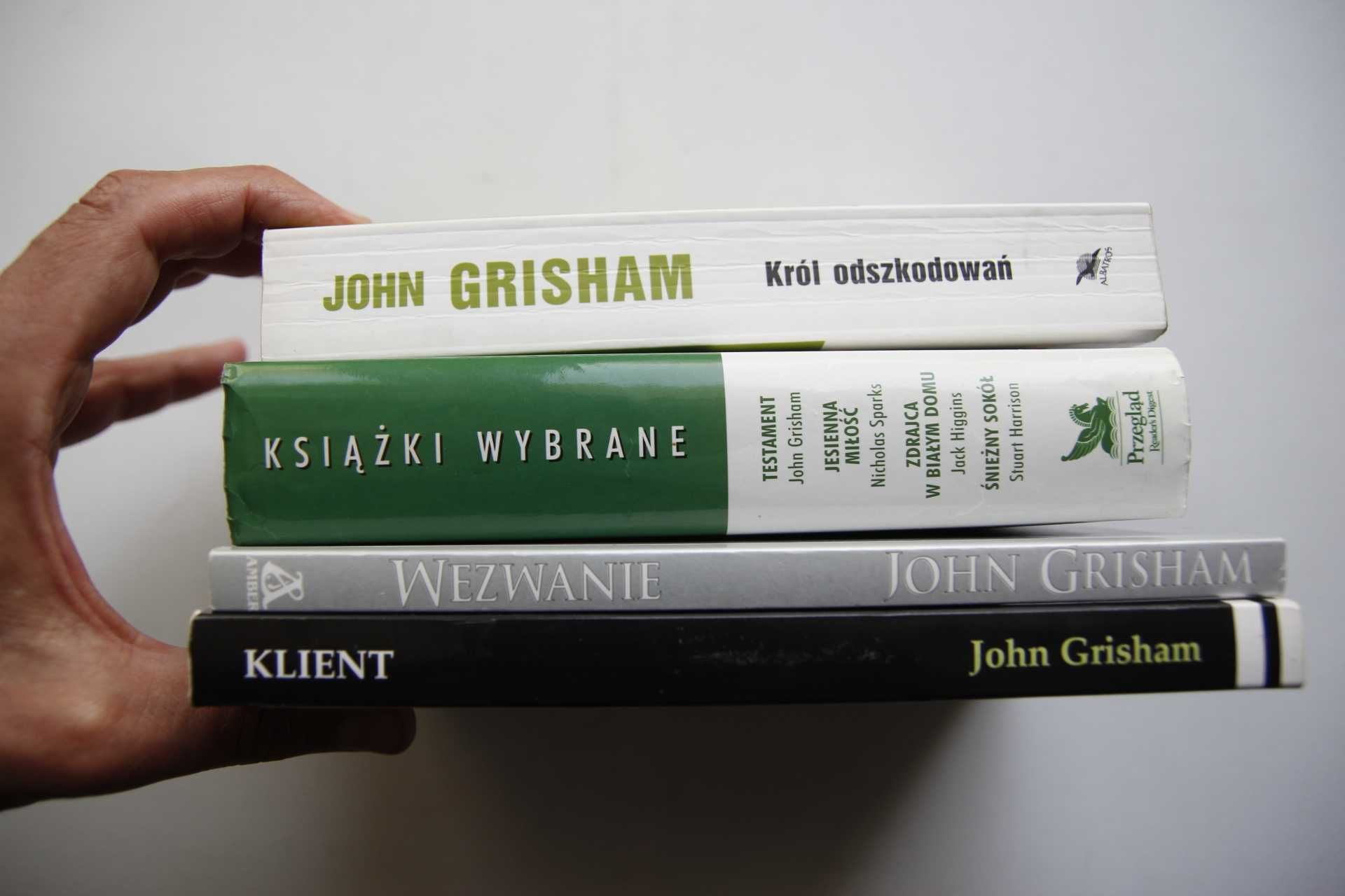 Zestaw 4 książek John Grisham + 3 gratis db,