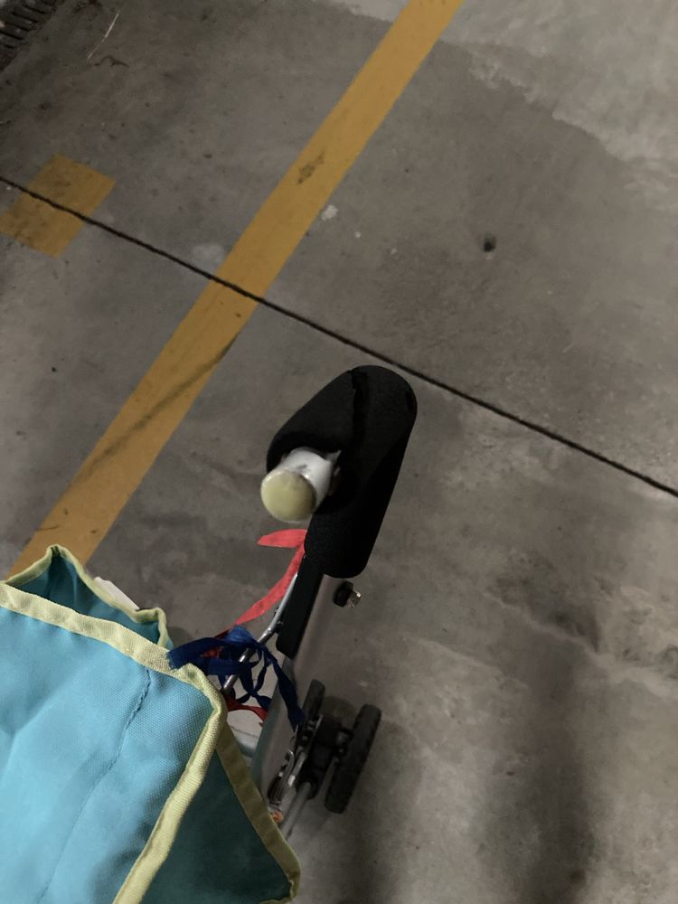 Carrinho bengala Pre Natal com bolsa. Bom estado.