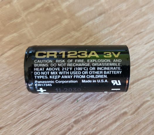 Baterie litowe CR123A Panasonic 3v