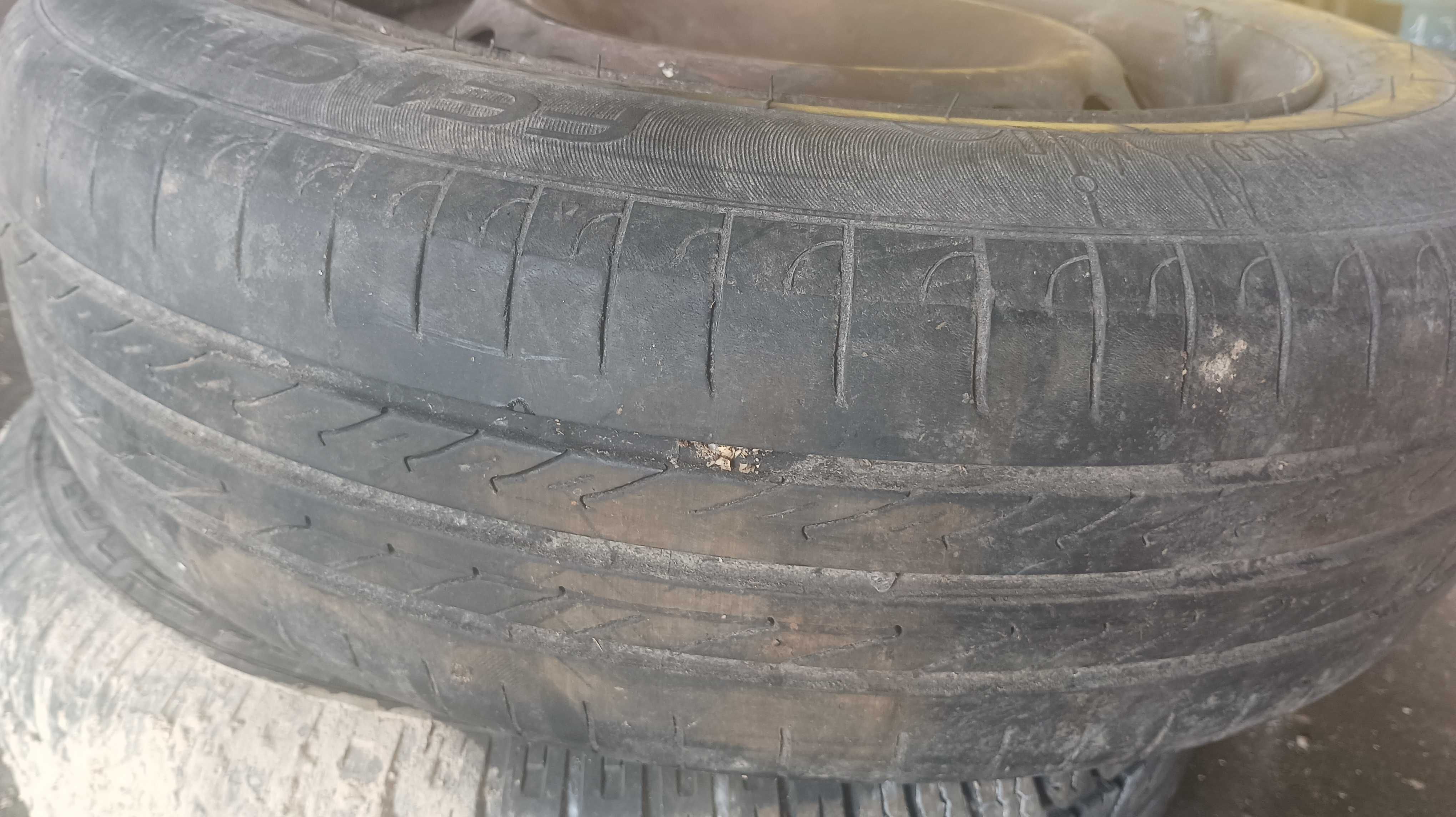 REF0010A 4 pneus com Jantes 155/70R13 75  , Dunlop 155SR13