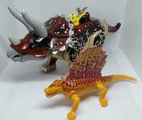 Dinozaury dinozaur Triceratops Velociraptor nowe kompatybilne z LEGO