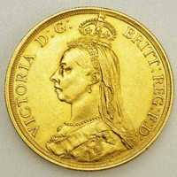 Libra Ouro Reinha Victoria 1891,  1894,  1899,  1900
