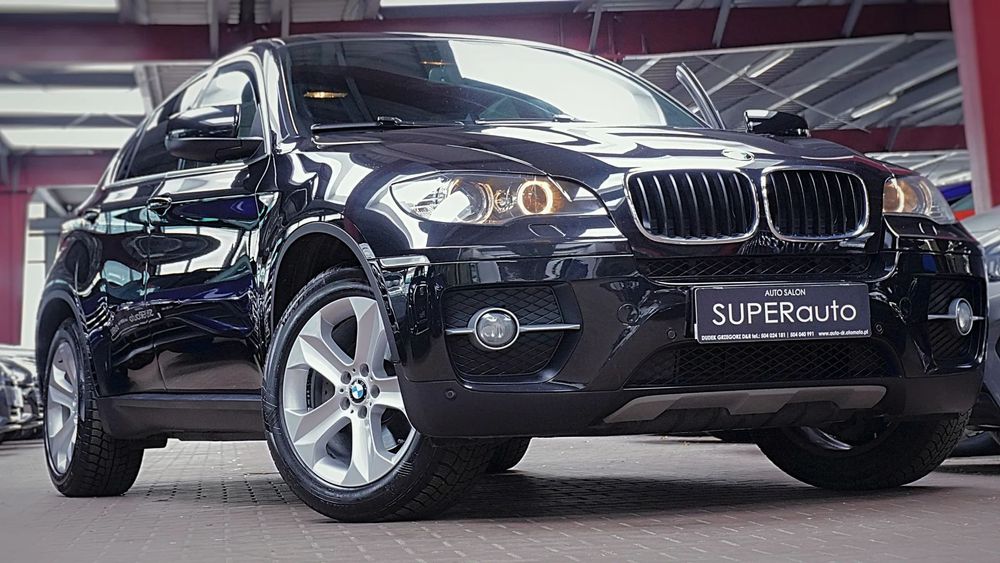 BMW X6 Salon Polska 4x4 Skóry Pamięć fotela Nawigacja Alu El.klapa Ksenon