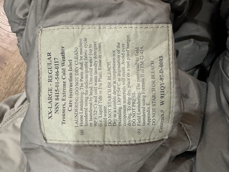 Штани ECWCS Level 7 Gen III XXL