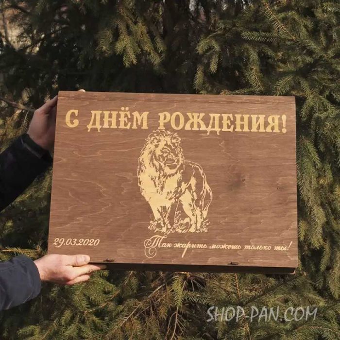 Шампура згравіюванням у подарунковій коробці Шампур подарок  мужчины