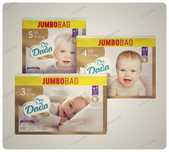 Золотисті памперси Dada Extra Care Jumbobag 1/ 2/ 3/ 4/ 5/ 6 розміра