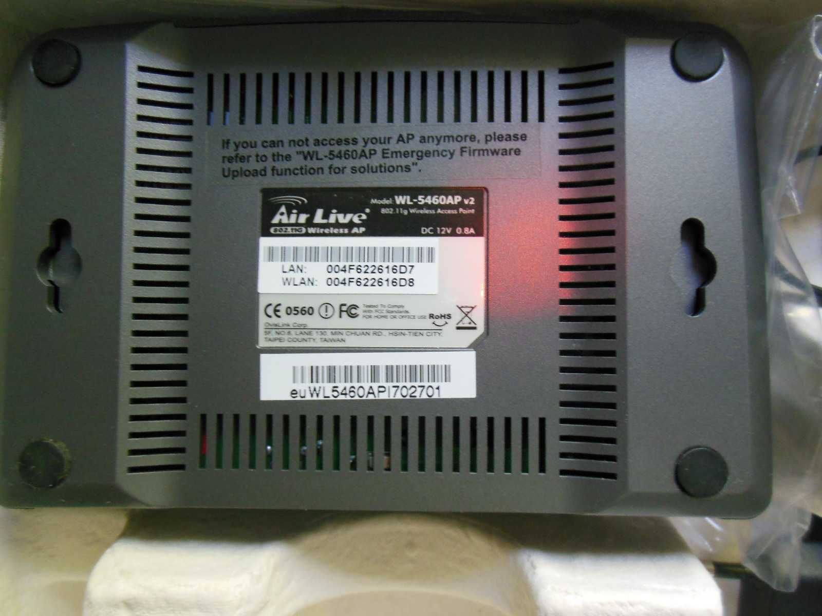 Router wifi Air Live WL-5460AP v2