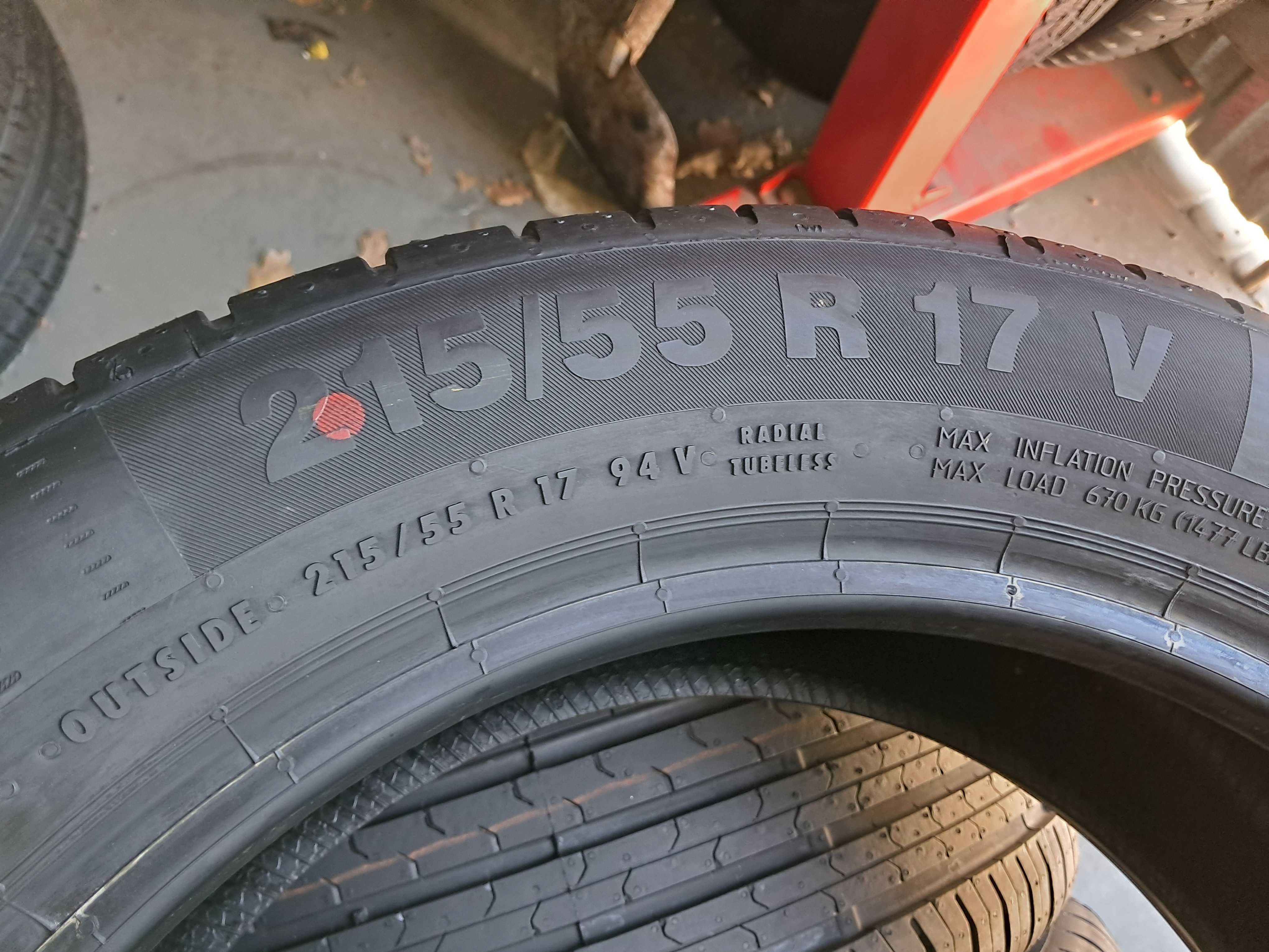 Резина літо НОВА Continental 215/55 R17 ContiEcoContact 5 2022р.